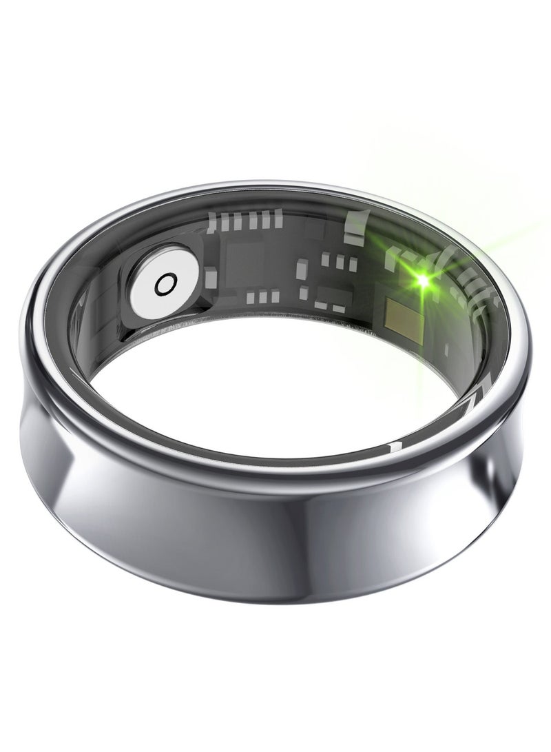 general Smart Ring for Heart Rate, Blood Oxygen, Sleep Monitoring, all Weather Motion Calculation, 24-hour Health Monitoring, Protect Your Health, Lightweight and Comfortable, 5ATM Waterproof, Photo Control, Hand Gestures Browse Tiktok, Grey No.0 - Image 5